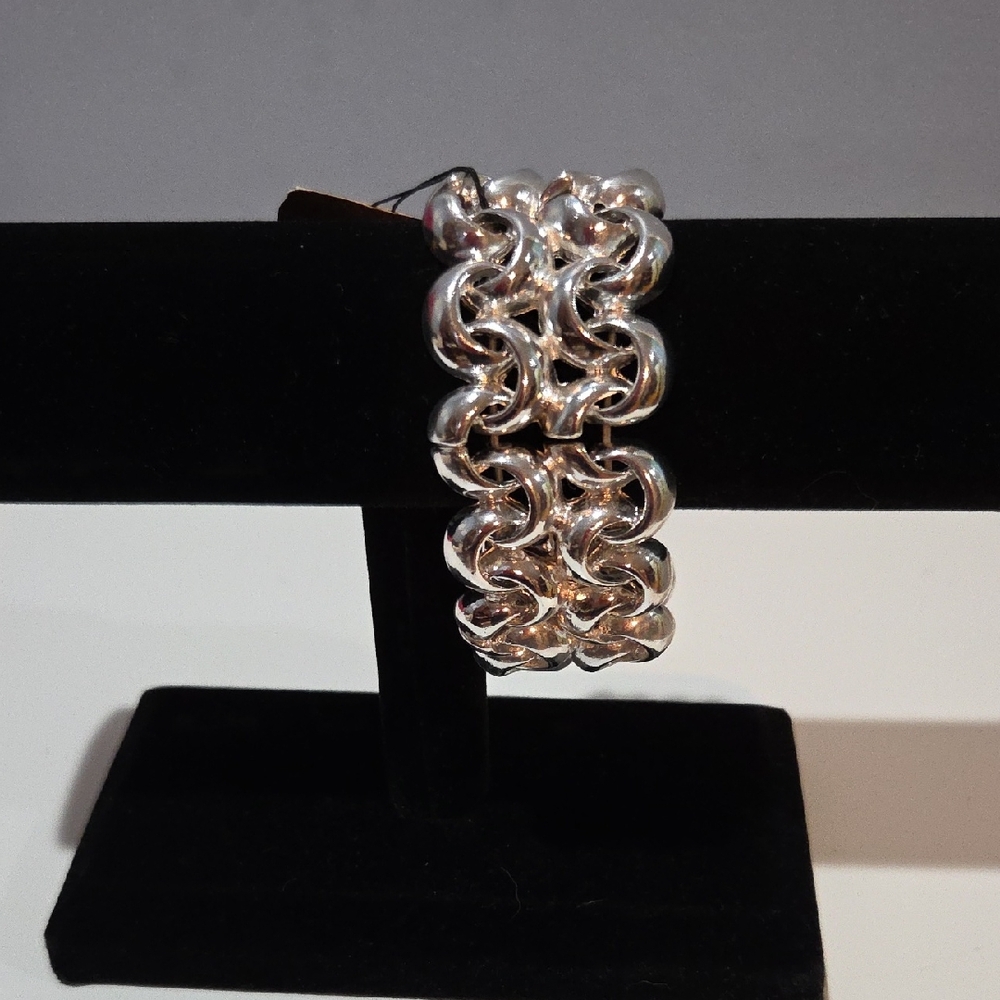 Monet Silver Chainmaille Bracelet